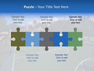 Town Texture Playground PowerPoint Template