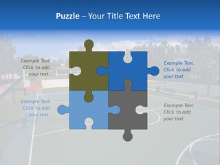 Town Texture Playground PowerPoint Template