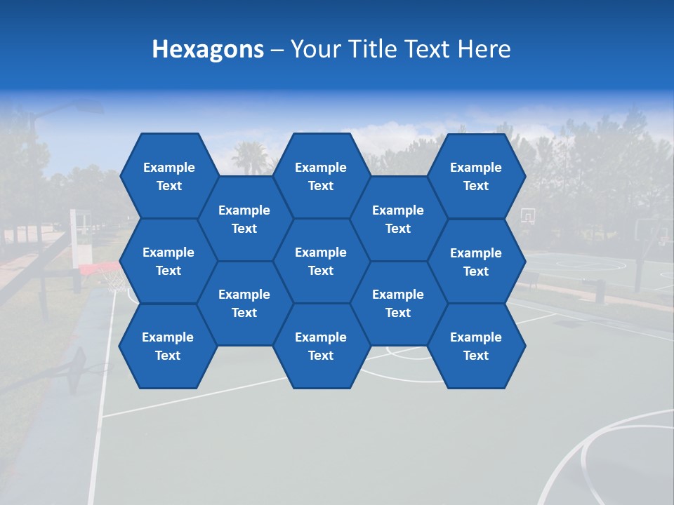 Town Texture Playground PowerPoint Template