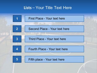 Town Texture Playground PowerPoint Template