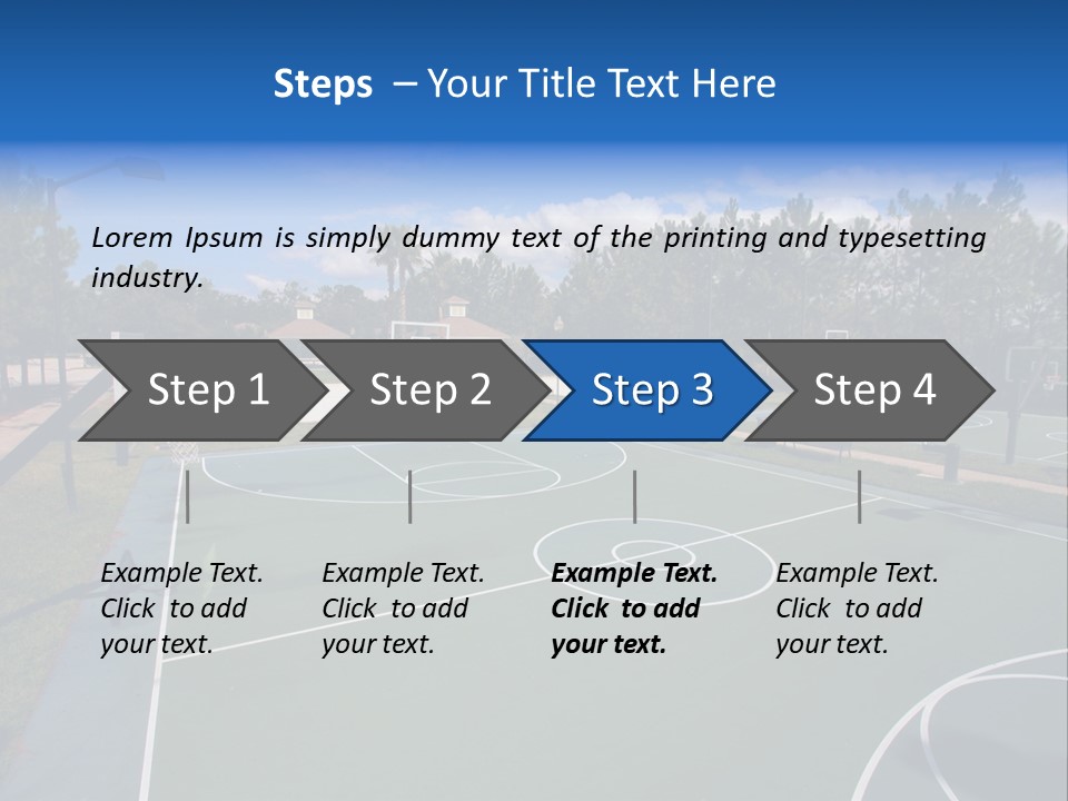 Town Texture Playground PowerPoint Template