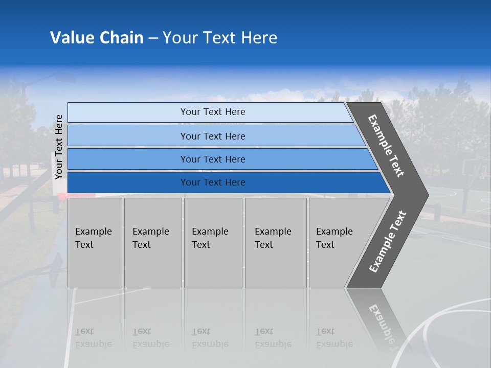 Town Texture Playground PowerPoint Template