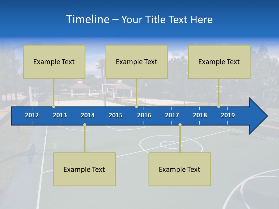Town Texture Playground PowerPoint Template