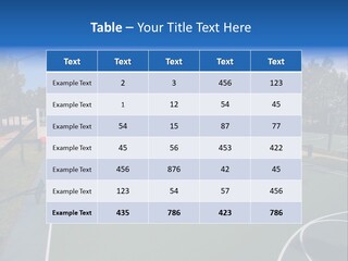 Town Texture Playground PowerPoint Template
