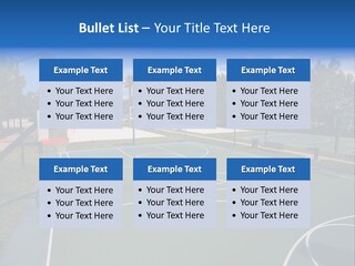 Town Texture Playground PowerPoint Template