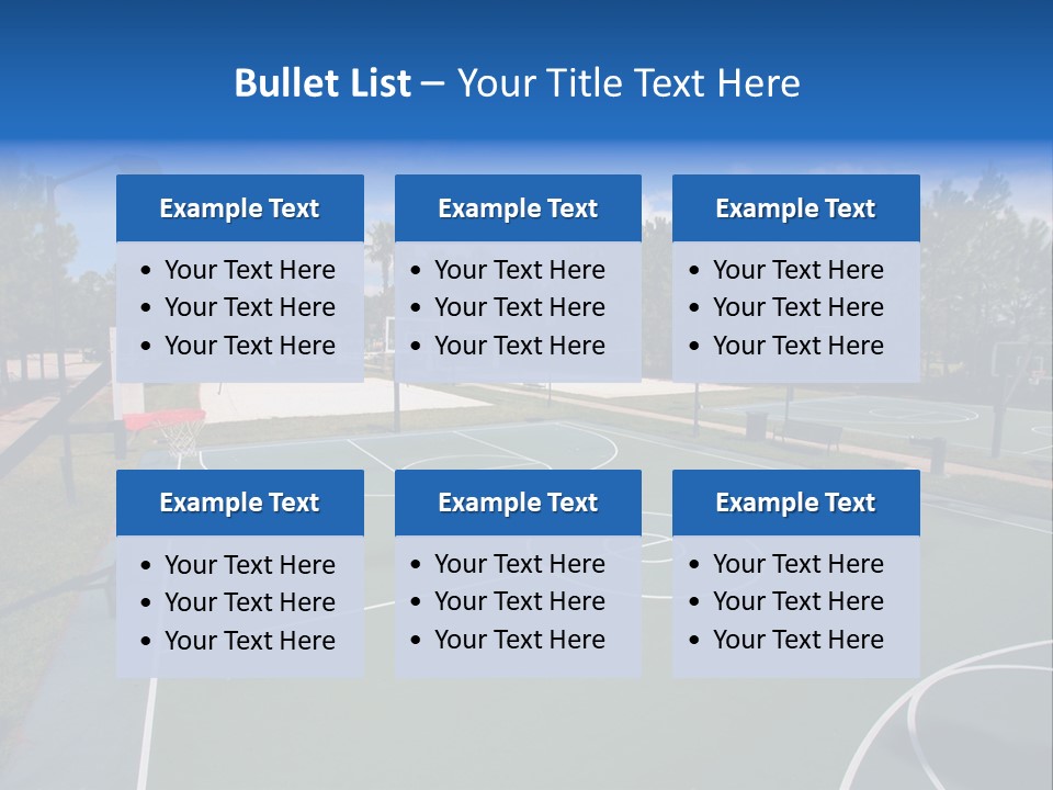 Town Texture Playground PowerPoint Template