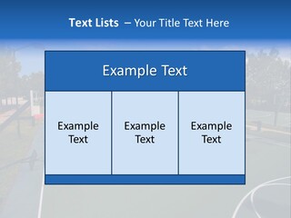Town Texture Playground PowerPoint Template