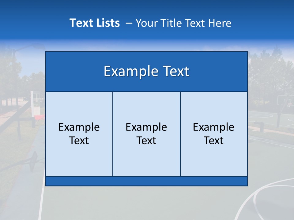 Town Texture Playground PowerPoint Template