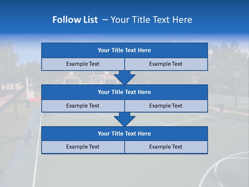Town Texture Playground PowerPoint Template