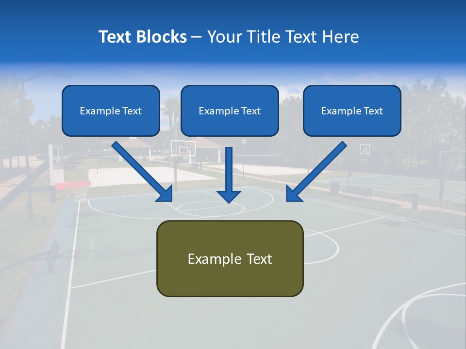 Town Texture Playground PowerPoint Template