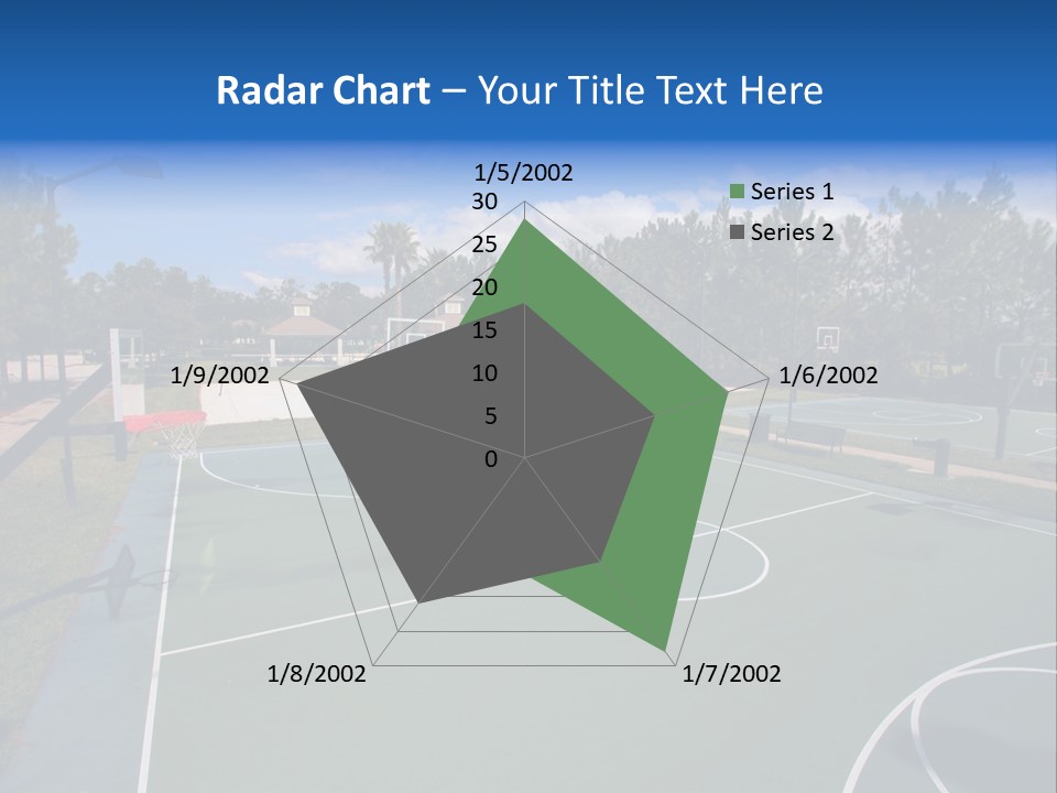 Town Texture Playground PowerPoint Template