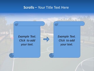 Town Texture Playground PowerPoint Template