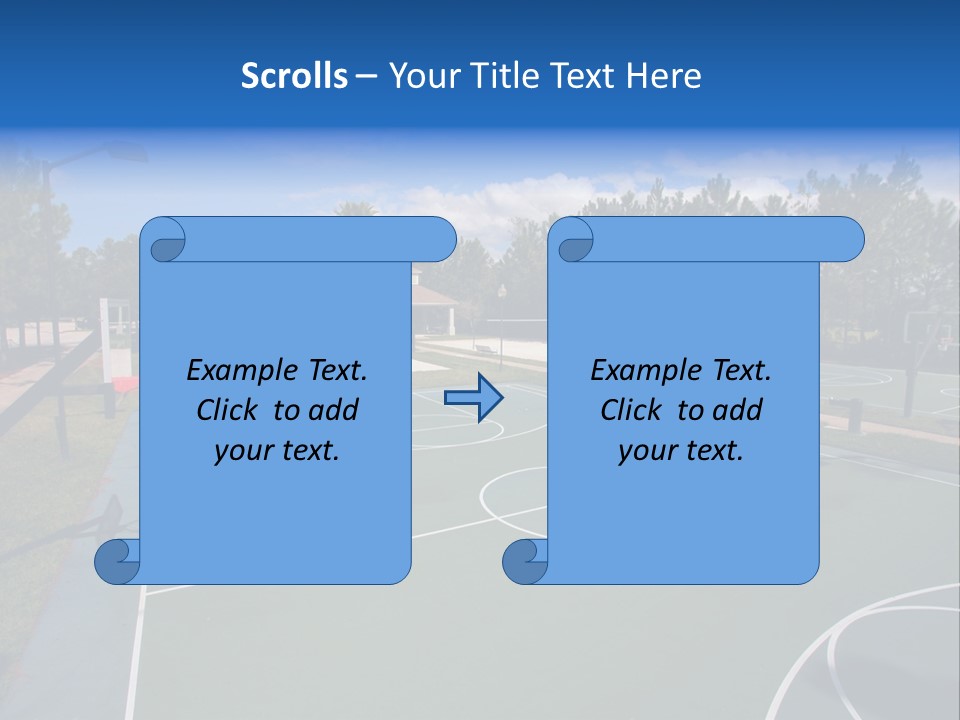 Town Texture Playground PowerPoint Template