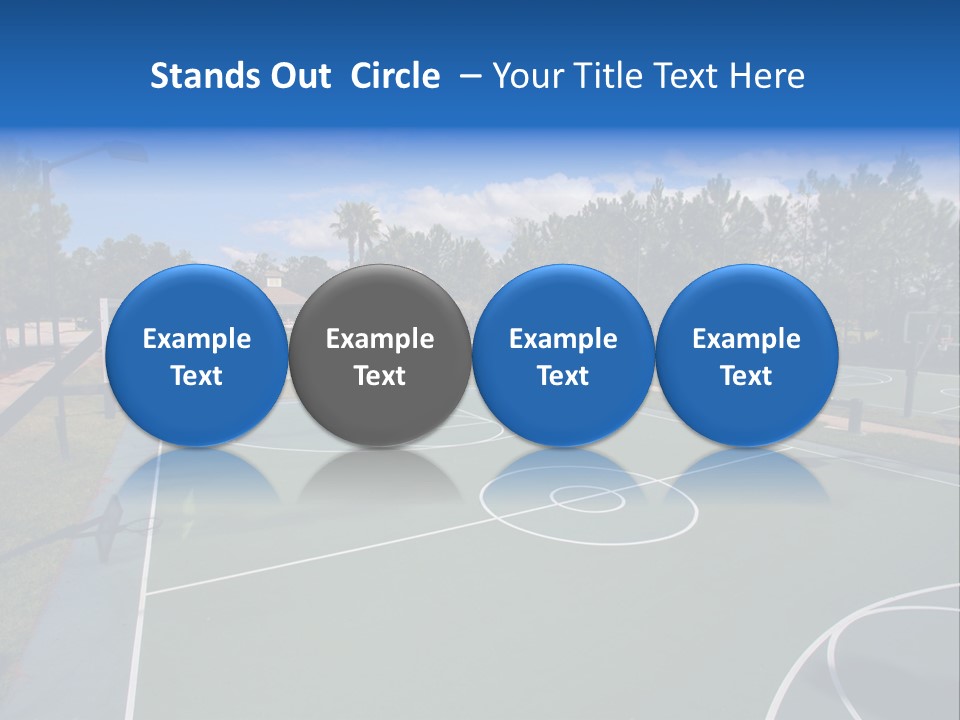 Town Texture Playground PowerPoint Template