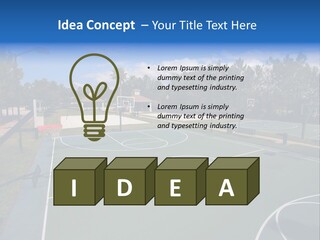 Town Texture Playground PowerPoint Template