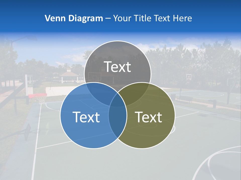 Town Texture Playground PowerPoint Template