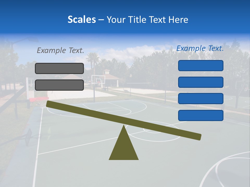 Town Texture Playground PowerPoint Template