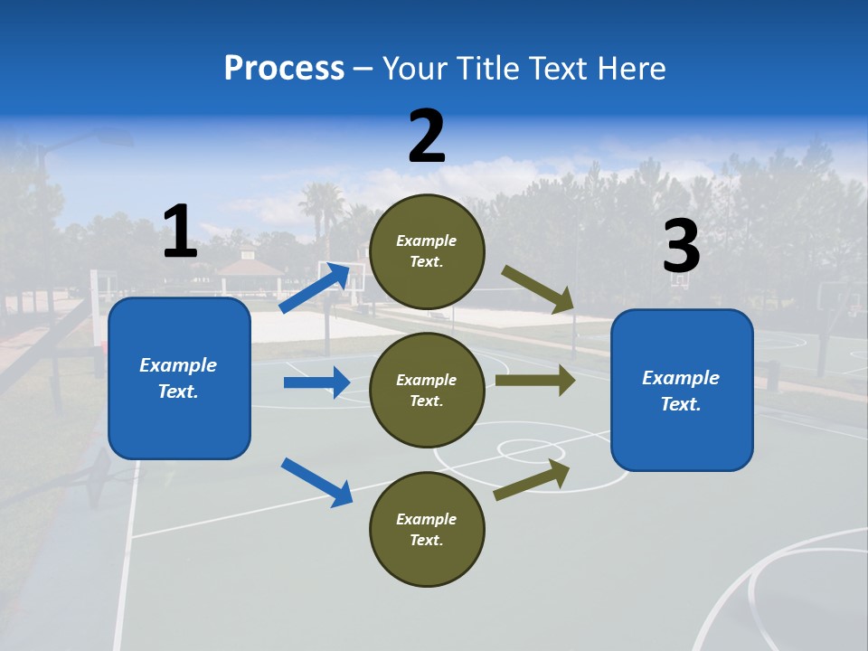 Town Texture Playground PowerPoint Template