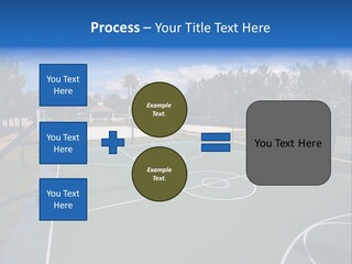 Town Texture Playground PowerPoint Template