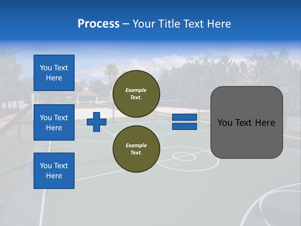 Town Texture Playground PowerPoint Template