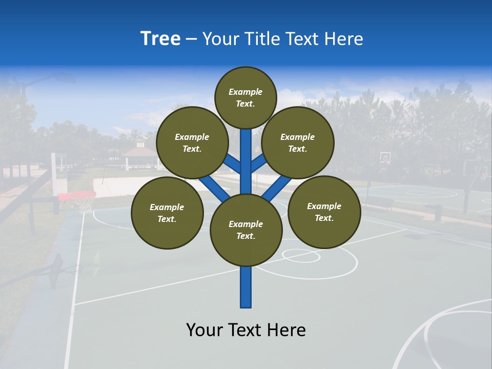 Town Texture Playground PowerPoint Template