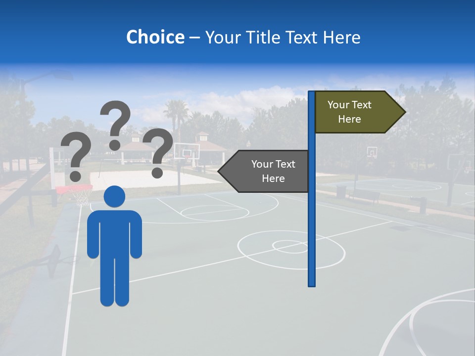 Town Texture Playground PowerPoint Template