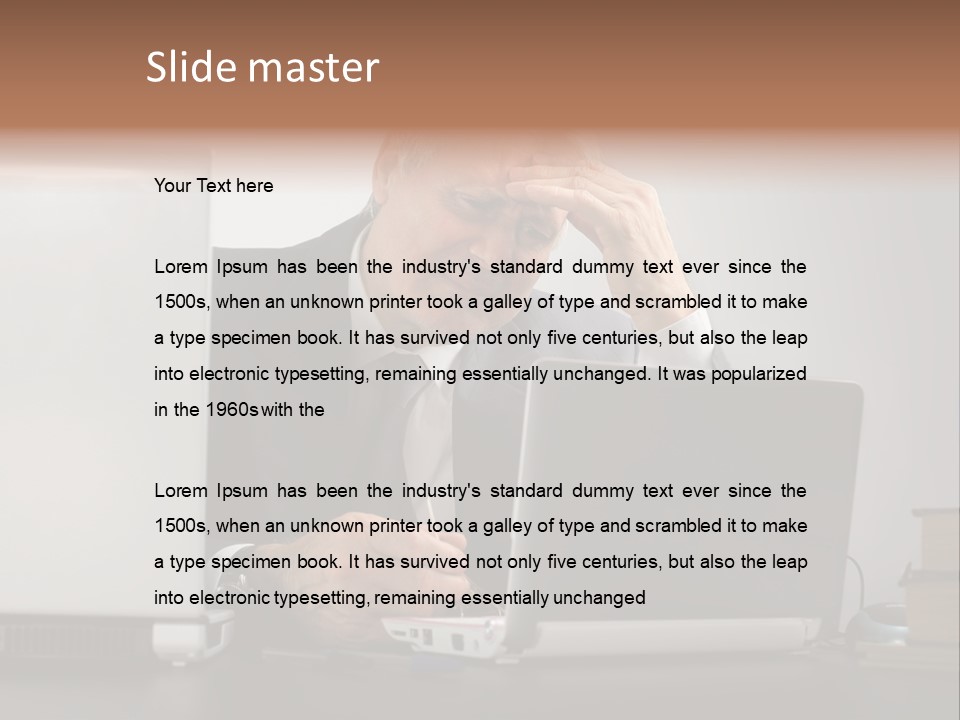 Failure Pen Fear PowerPoint Template