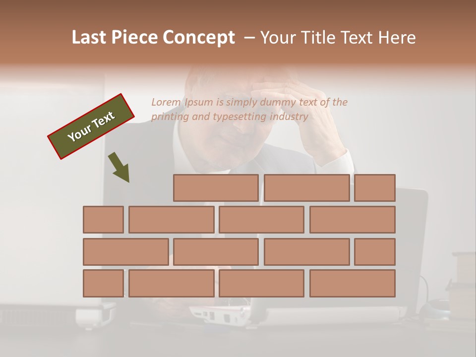 Failure Pen Fear PowerPoint Template