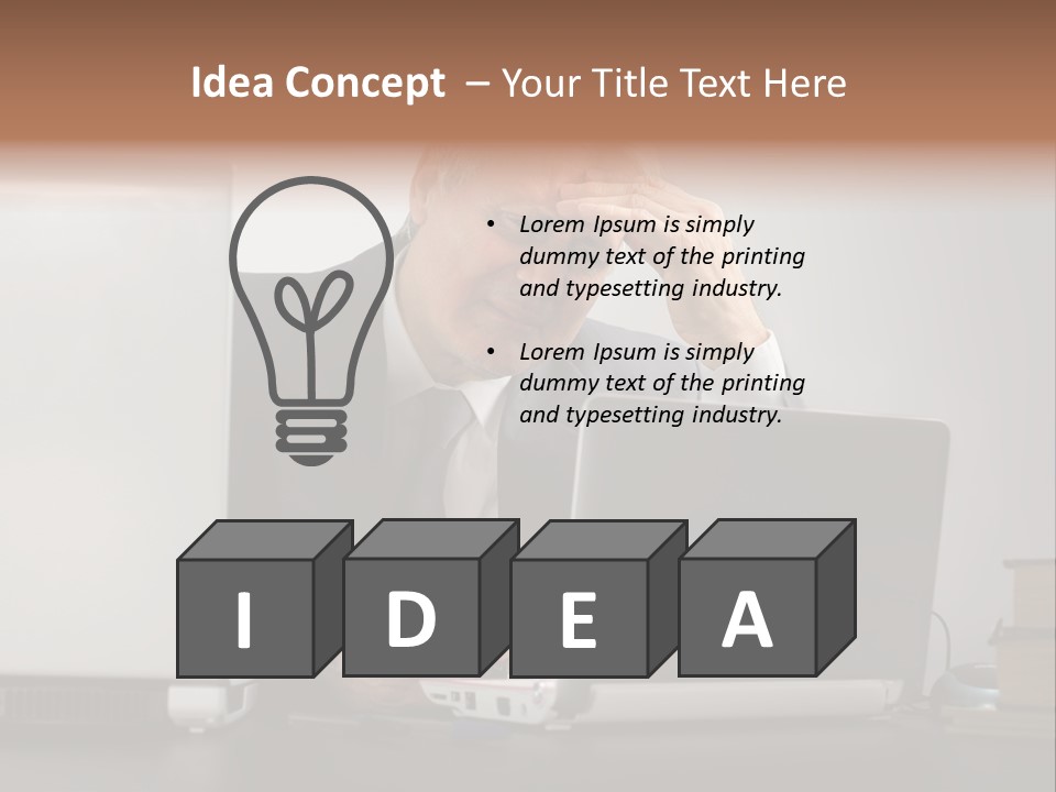 Failure Pen Fear PowerPoint Template