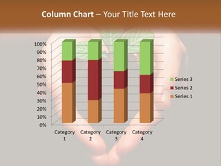 Hand Growing Stem PowerPoint Template
