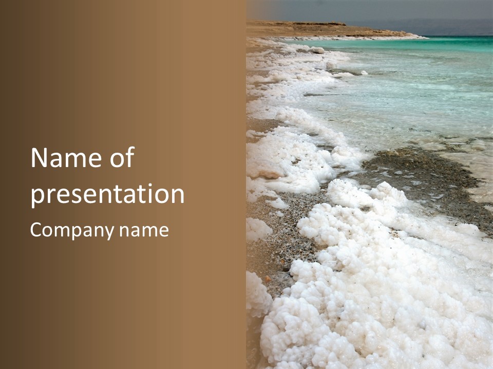 Middle Spa Salty PowerPoint Template