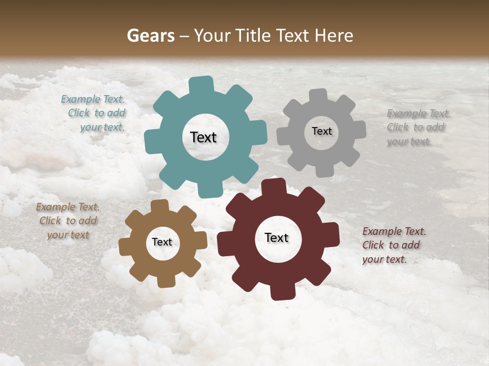 Middle Spa Salty PowerPoint Template