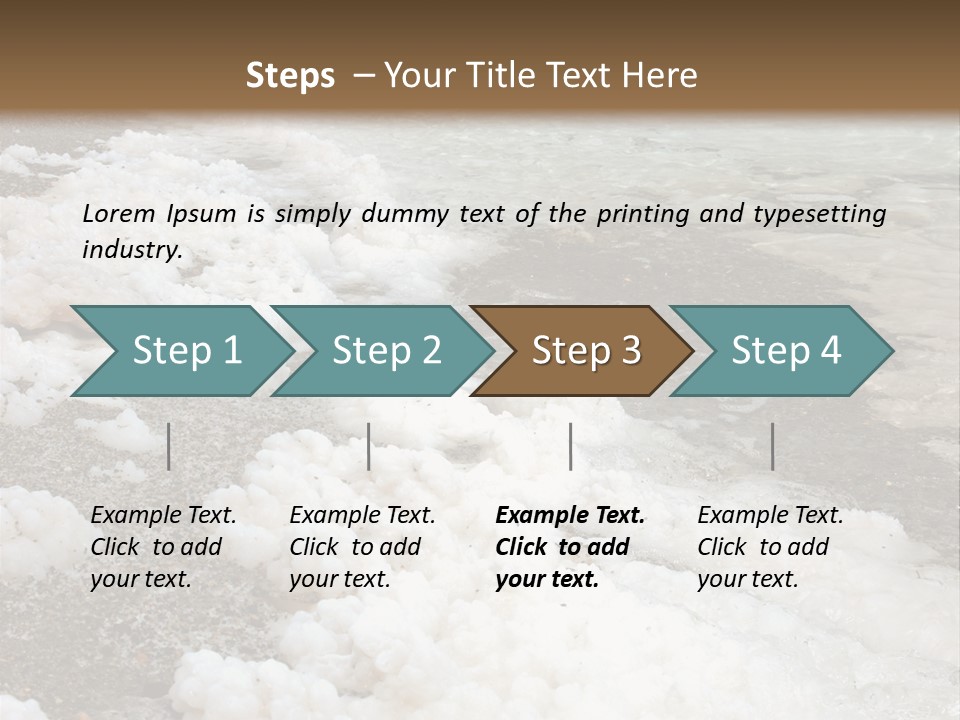 Middle Spa Salty PowerPoint Template