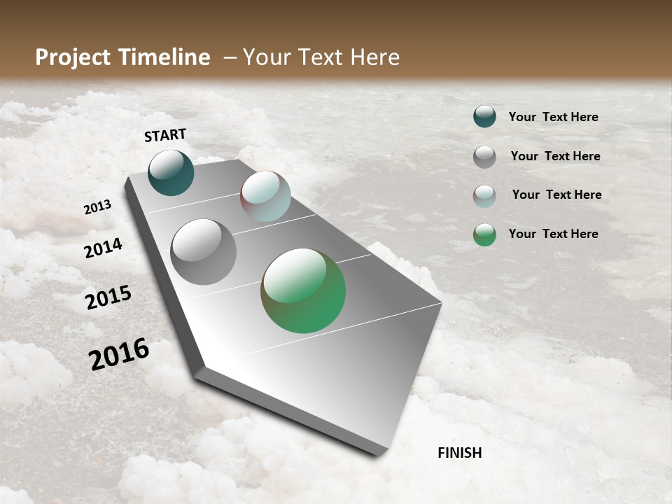 Middle Spa Salty PowerPoint Template
