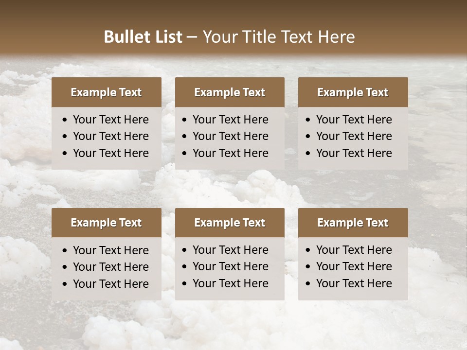 Middle Spa Salty PowerPoint Template