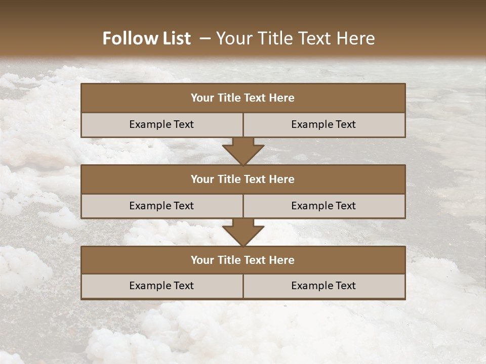 Middle Spa Salty PowerPoint Template