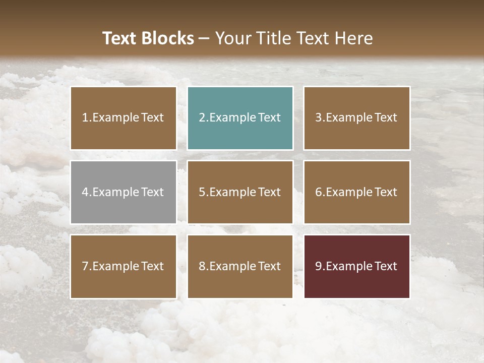 Middle Spa Salty PowerPoint Template