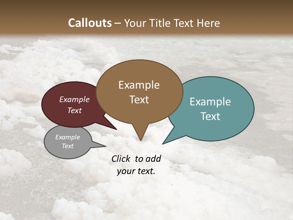 Middle Spa Salty PowerPoint Template