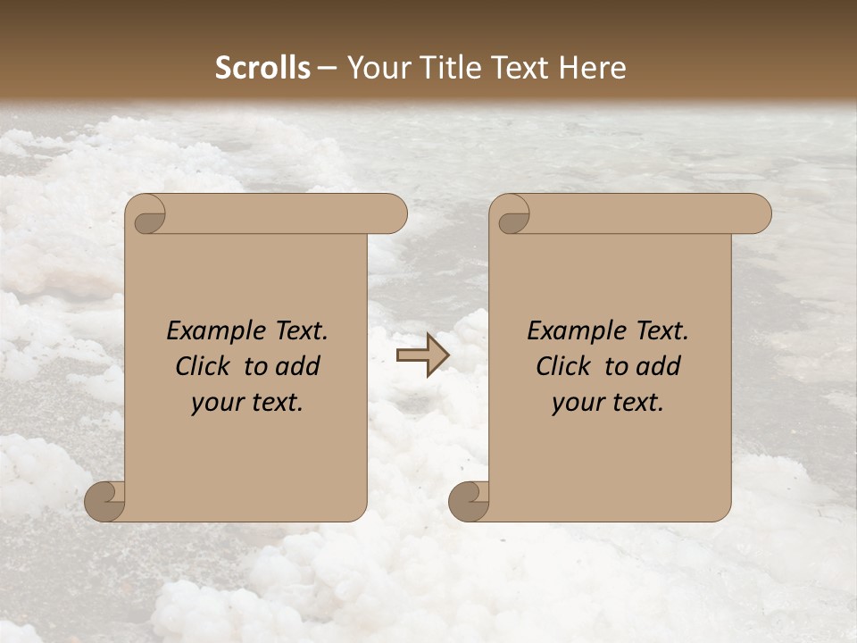 Middle Spa Salty PowerPoint Template