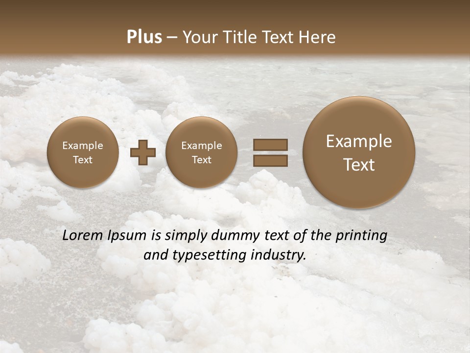 Middle Spa Salty PowerPoint Template