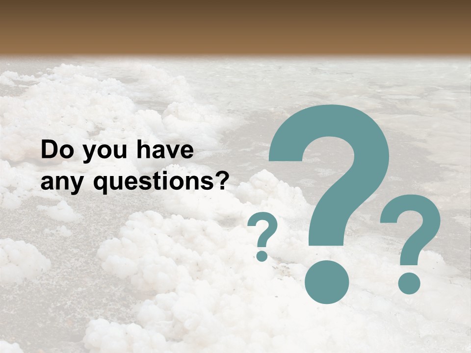 Middle Spa Salty PowerPoint Template