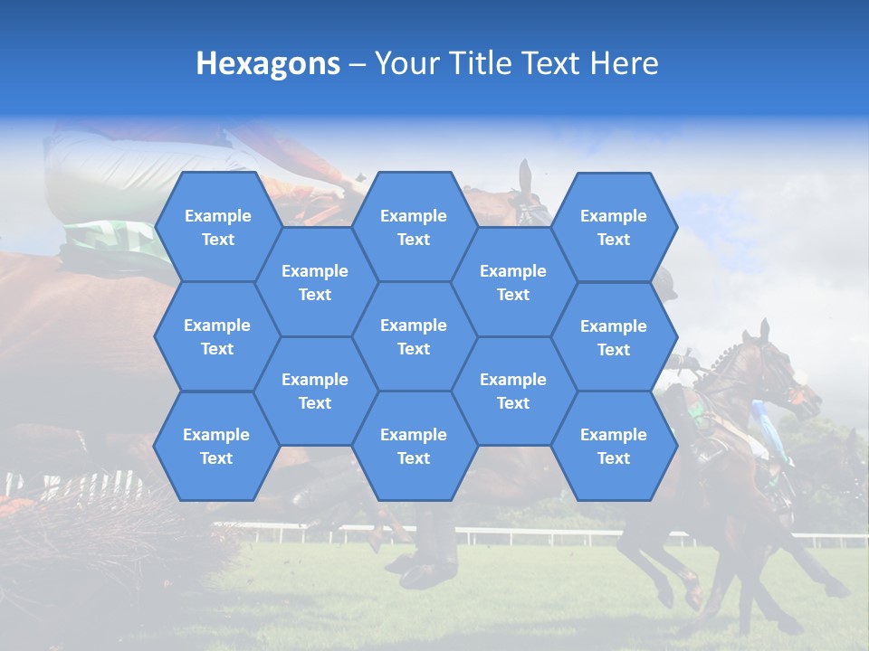 A Group Of People Riding On The Backs Of Brown Horses PowerPoint Template