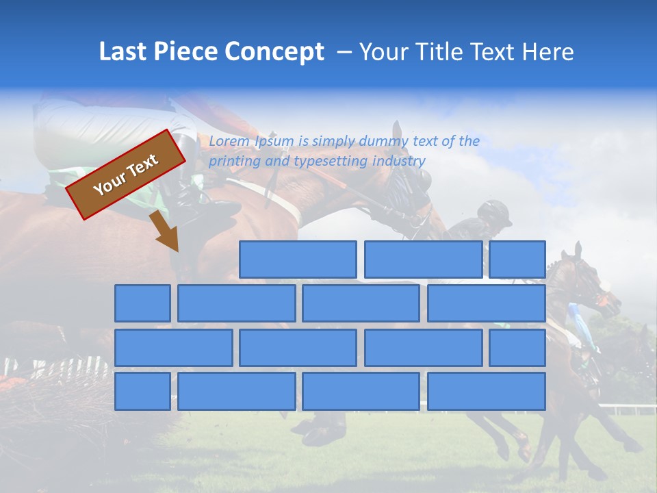 A Group Of People Riding On The Backs Of Brown Horses PowerPoint Template