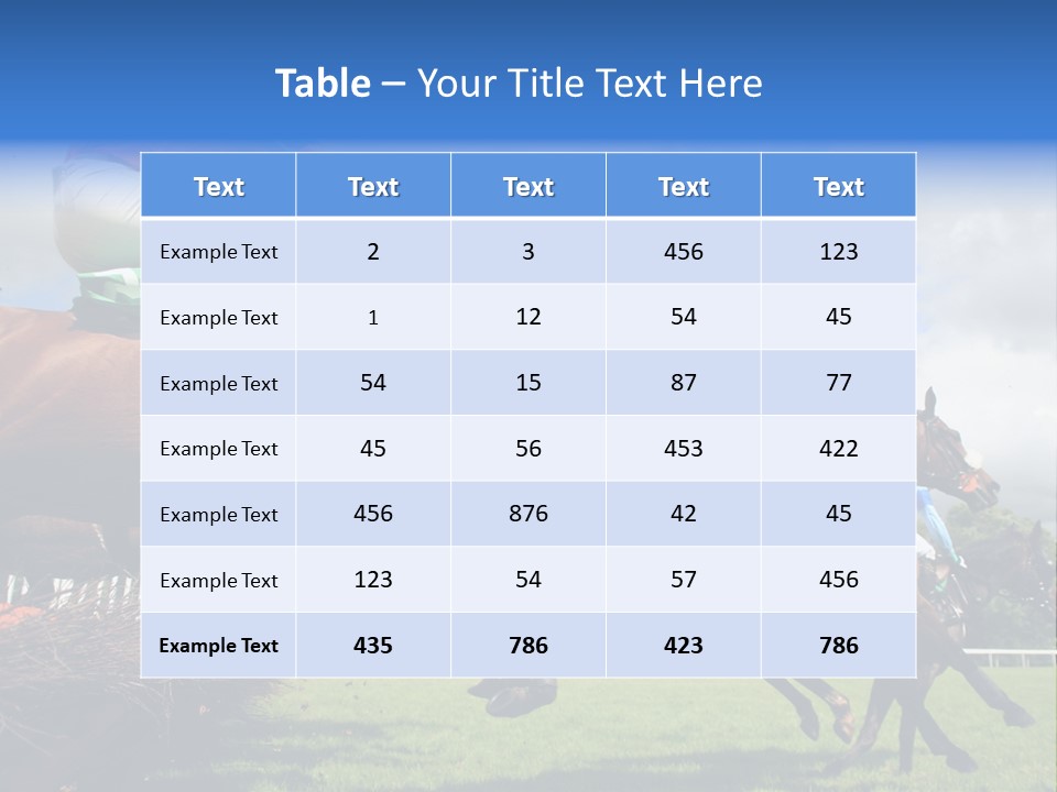 A Group Of People Riding On The Backs Of Brown Horses PowerPoint Template