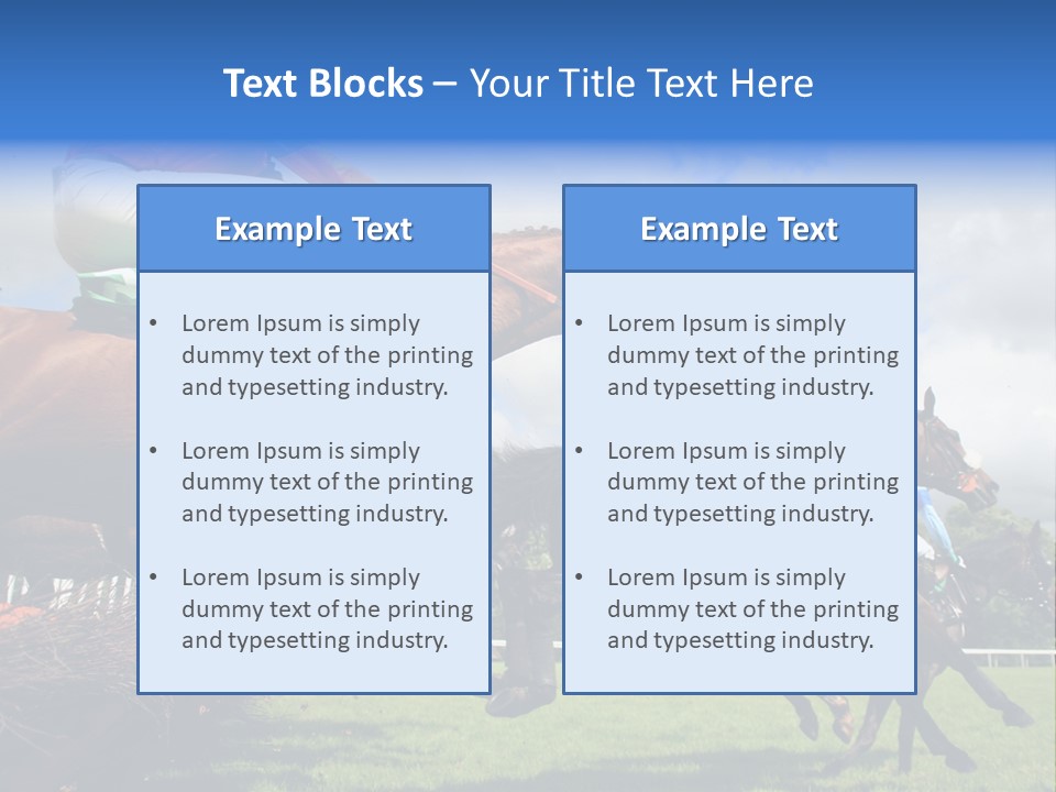A Group Of People Riding On The Backs Of Brown Horses PowerPoint Template