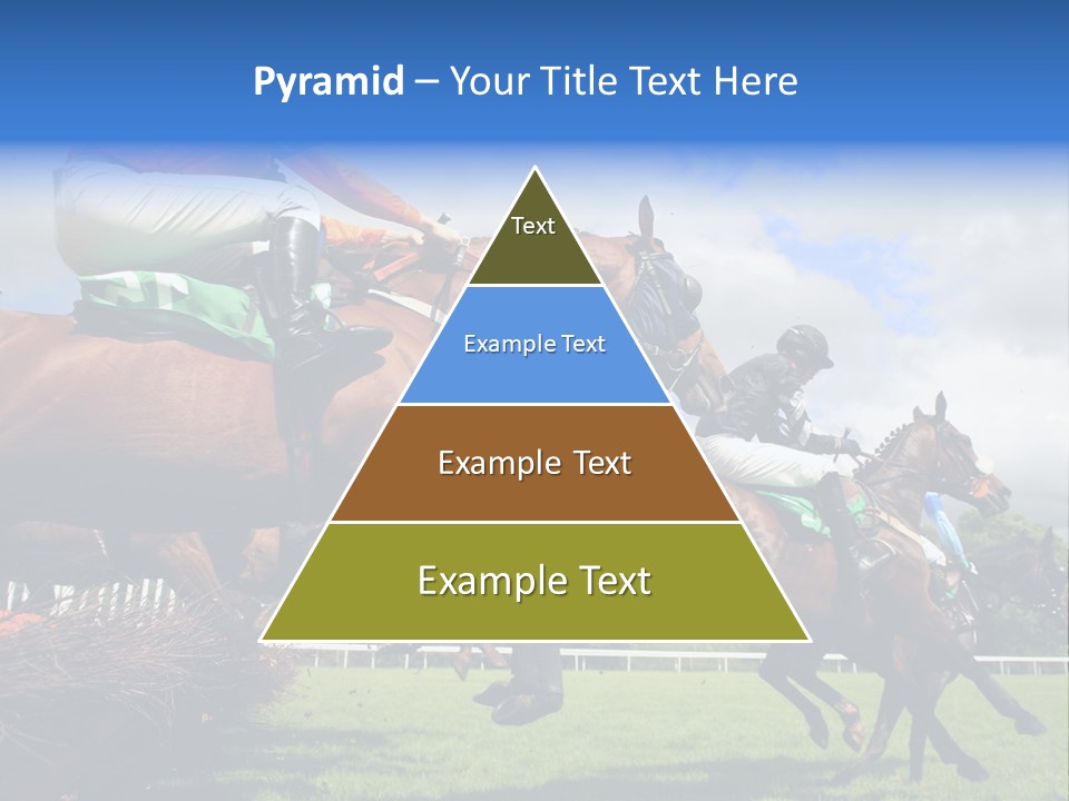 A Group Of People Riding On The Backs Of Brown Horses PowerPoint Template