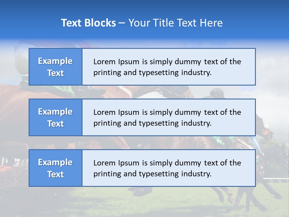 A Group Of People Riding On The Backs Of Brown Horses PowerPoint Template