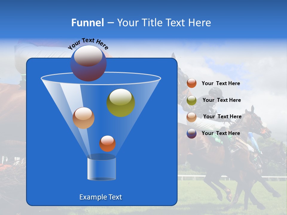 A Group Of People Riding On The Backs Of Brown Horses PowerPoint Template