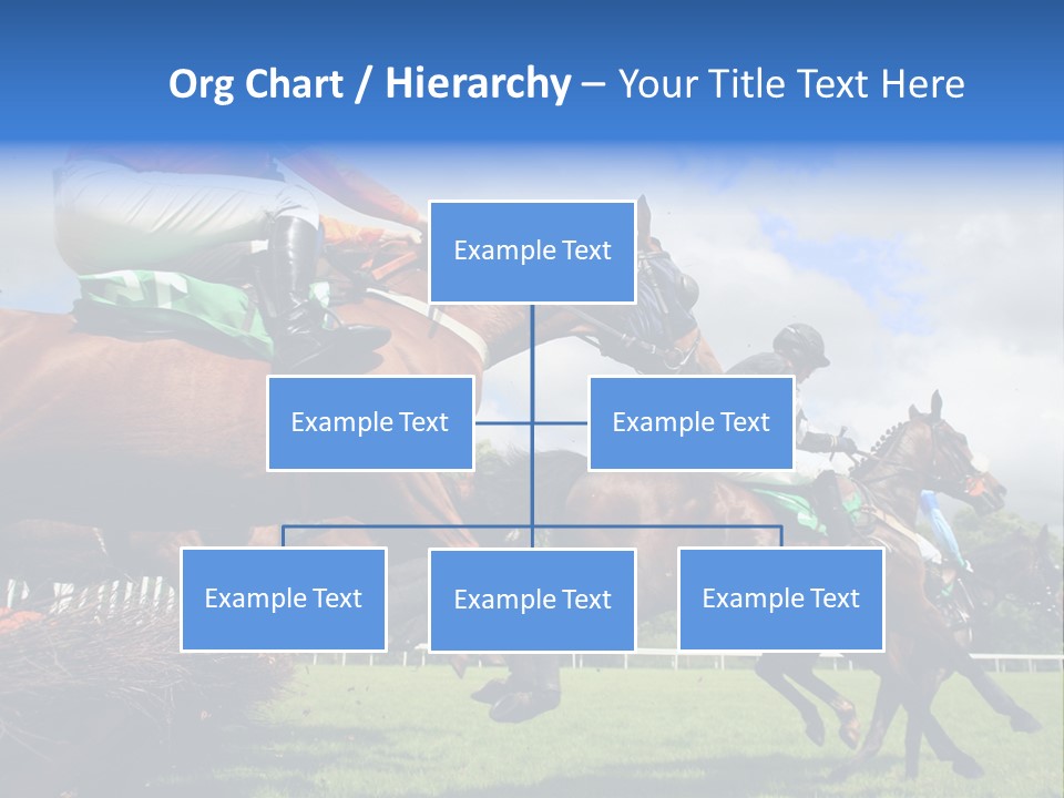 A Group Of People Riding On The Backs Of Brown Horses PowerPoint Template