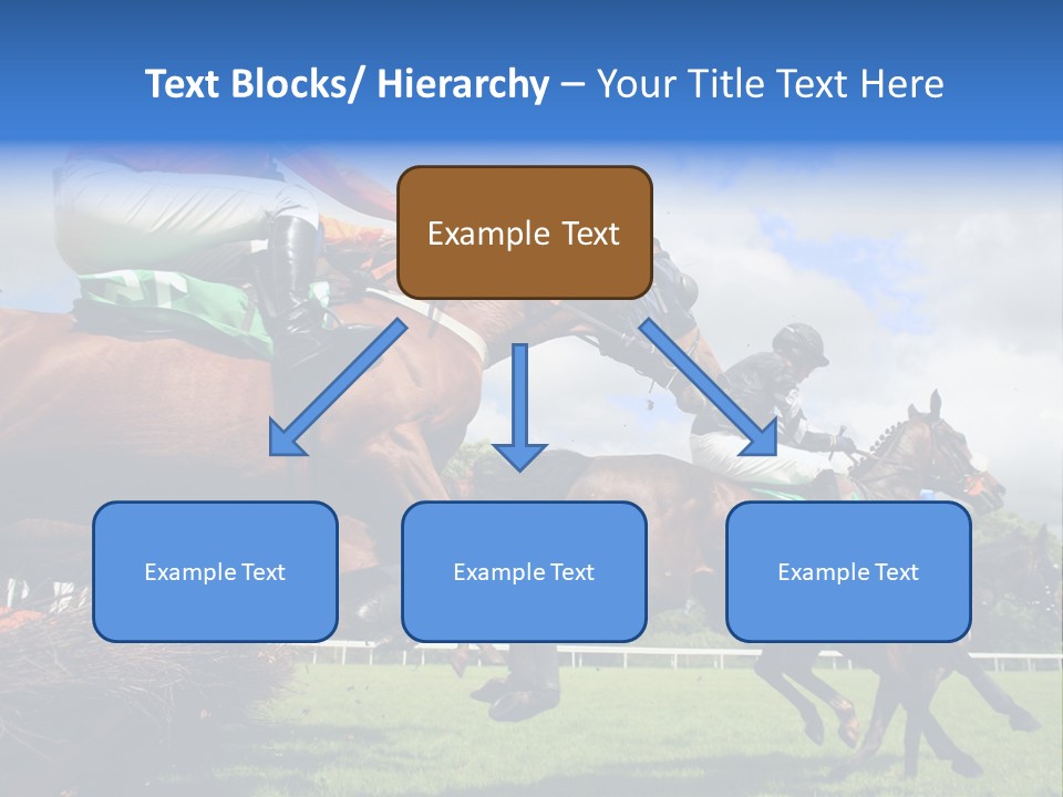 A Group Of People Riding On The Backs Of Brown Horses PowerPoint Template